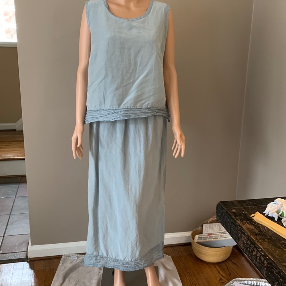 Vintage cut•loose top and skirt
